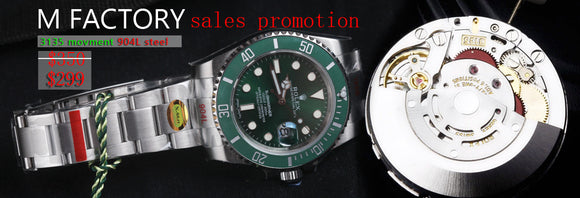 Rolex submariner Hulk Swiss ETA Super Clone 3135 Movement