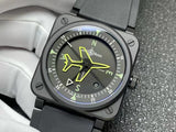 watch ceramic case BellRoss BR03-A-cps China 2892 /sw200 movement choose