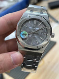 APS AP 15400 super clone movement grey and black watch