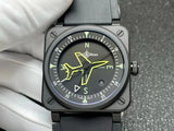 watch ceramic case BellRoss BR03-A-cps China 2892 /sw200 movement choose