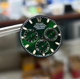 RB FACTIRY WATCH PARTS FOR ROLEX DAYTONA 4130 green dial  super quality