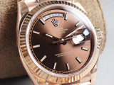 2836 ROLEX rose gold DAY DATE JUST 41mm /36mm