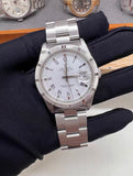 preowned- original Rolex 15210 34mm date just Swiss 3135 movement band（x11 links）