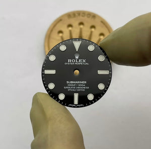 original Rolex parts 40mm submariner dial 114060 dial gen for 3130