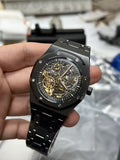 Thb Ap 15407 hollow out black ceramic 10.1mm