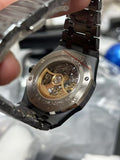 Thb Ap 15407 hollow out black ceramic 10.1mm
