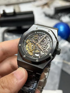 Thb Ap 15407 hollow out black ceramic 10.1mm