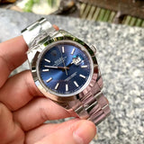 41mm Rolex super copy 2824 movement  date just blue dial