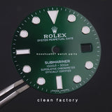 CLEAN FACTORY MADE TOP QUALITY Replace parts green FOR ROLEX  SUBMARINER 116610 lv 27.8MM
