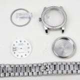 36mm diamond dial watch repair rolex case kit for women fit 2824 movement