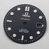 omega seamaster watch dial fit 2824 movement 30.5mm