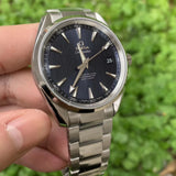 Vs F omega AQUA TERRA seamaster 150 8500 movement blue 220.10.41.21.03.004