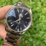 Vs F omega AQUA TERRA seamaster 150 8500 movement blue 220.10.41.21.03.004