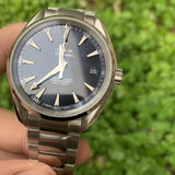 Vs F omega AQUA TERRA seamaster 150 8500 movement blue 220.10.41.21.03.004