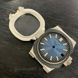 Patek Philippe 5711 nautilus 316l steel case kit fit 2824 movement blue dial