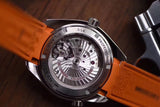 PLANET OCEAN PROFESSIONAL ORANGE BEZEL 42MM 1:1 VSF BEST EDITION ON ORANGE RUBBER STRAP A8500 SUPER CLONE