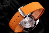 PLANET OCEAN PROFESSIONAL ORANGE BEZEL 42MM 1:1 VSF BEST EDITION ON ORANGE RUBBER STRAP A8500 SUPER CLONE