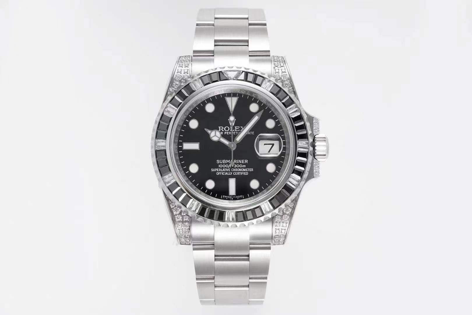 Rolex clearance swarovski watch