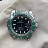 2021 new arrival 2836 movement 41mm submariner wathc case kit 904l stain steel black dial green bezel