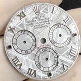high quality DIY DIAL meteorites (NOT PRIINT) dial  for 4130 daytona dial parts watch modified accessory