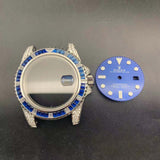 2021 new 40mm submariner 116659  swarovski crystal case kit for 3135 2836 2824 moveemnt 904l steel