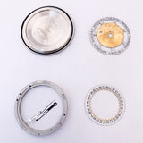 2834/ 2836 movement case kit for tudor black dial